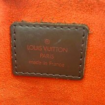 t)ルイ・ヴィトン LOUIS VUITTON ダミエ イパネマPM N51294 ショルダーバッグ Wファスナー開閉 鞄 中古 ※内側底汚れ有り_画像9