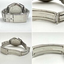 e)セイコー SEIKO 腕時計 LM ロードマティック ブルー Ref.5606-7270 自動巻き 9面カットガラス風防 腕回り約16.5cm 23石※稼働品 ジャンク_画像6