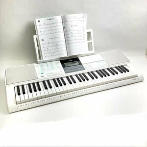 t) Casio CASIO light navigation keyboard LK-516 automatic musical performance shines keyboard 2018 year made used * simple operation verification ending owner manual /AC adaptor / other have 