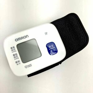 t)オムロン OMRON 手首式血圧計 HEM-6161 管理医療機器 中古 ※簡易動作確認済み 箱/収納ケース/取扱説明書/お試し用乾電池有り