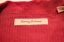 TommyBahama トミーバハマ 高級 シルク 100% ココナッツボタン 開襟 オープンカラー 半袖 プレーン アロハシャツ 2XL 夏 (R0051601)_画像4