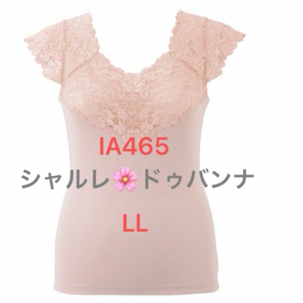 シャルレ＊ドゥバンナ＊IA465＊華やかレースインナー＊LL＊シールドピンク＊