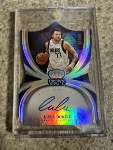 NBAカード luka doncic AUTO Panini crown royale 49シリ