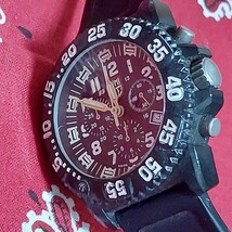 Luminox ルミノックス 3080 　稼働品です。 クロノグラフ 腕時計 クオーツ 黒文字盤_画像7