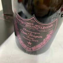 お酒 未開栓 古酒 Dom Perignon Rose ドンペリニヨン ロゼ 2004シャンパン シャンパーニュ ドンペリ 750ml 12.5% 現状品 カ15_画像8