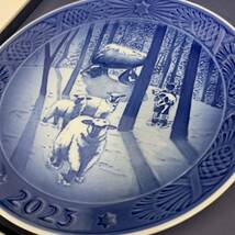 ロイヤルコペンハーゲン COPENHAGEN 飾り皿 イヤープレート 2023 Royal Copenhagen 食器箱あり カg_画像2