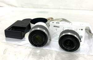 動作未確認 ニコン Nikon NIKON 1 J1 ボディ レンズ NIKKOR 10-30mm 1：3.5-5.6VR現状品 カメラ カ4