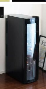 【直接引取可】未開封品 ワインセラー 家庭用 小型 スリム 幅約1ドア ワインクーラー ガラス扉 デジタル 温度管理冷蔵庫カg