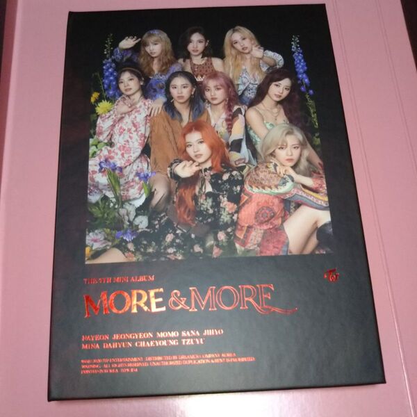TWICE 9th Mini Album MORE & MORE 韓国盤 CD