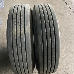 225/90R17.5 127 L ダンロップ SP122 2021年製　中古品　2本