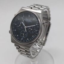 SEIKO　セイコースピードマスタ　クォーツ腕時計　クロノグラフ　７A28-701A_画像10