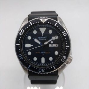 SEIKO　セイコー　ダイバー　150M　クォーツ腕時計　デイデイト　7548-7000