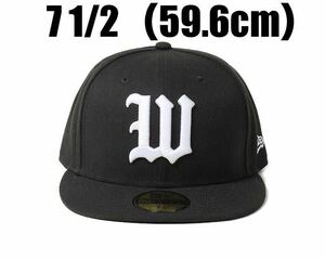 送料無料！WACKO MARIA × NEW ERA 59FIFTY 7 1/2 24SS-WMA-CP03 NEWERA ワコマリア ニューエラ キャップ BLACK ブラック 黒 24SS 59.6cm