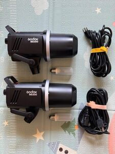 極上美品 GODOX MS300 ストロボ モノブロック 300Ws Bowensマウント 2台セット