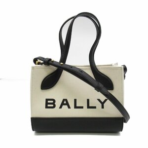 バリー 2wayショルダーバッグ BAR KEEP ON XS ブランドオフ BALLY ファブリック 2wayショルダーバッグ ファブリック/レザー レディース