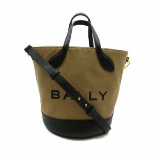 バリー 2wayショルダーバッグ BAR 8 HOURS ブランドオフ BALLY ファブリック 2wayショルダーバッグ ファブリック/レザー レディース