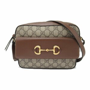 グッチ ショルダーバッグ ブランドオフ GUCCI GGキャンバス ショルダーバッグ コーティングキャンバス/レザー 中古 レディース