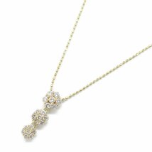 ジュエリー ダイヤモンド ネックレス ブランドオフ JEWELRY K18（イエローゴールド） ネックレス K18 中古 レディース_画像1