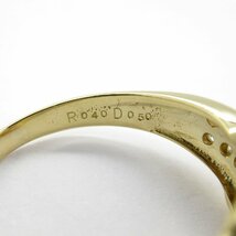 ジュエリー ルビー ダイヤモンド リング ブランドオフ JEWELRY K18（イエローゴールド） リング・指輪 K18 中古 レディース_画像5