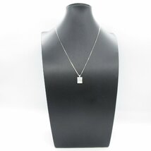 ジュエリー ダイヤモンド ネックレス ブランドオフ JEWELRY K18WG（ホワイトゴールド） ネックレス K18WG 中古 レディース_画像7