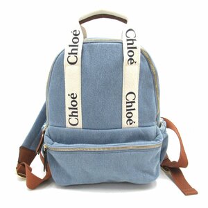  Chloe backpack brand off Chloe Denim rucksack backpack cotton lady's 