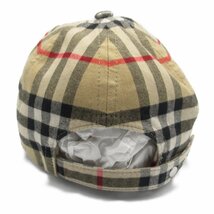 バーバリー ブランドオフ BURBERRY コットン キャップ コットン メンズ レディース_画像2