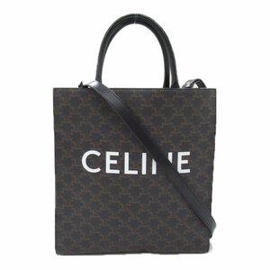 セリーヌ ミディアム ミディアム ブランドオフ CELINE キャンバス ショルダーバッグ コーティングキャンバス/レザー 中古 レディース