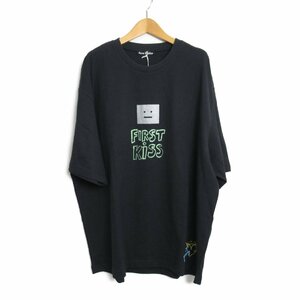 アクネ スクリブル Tシャツ リラックスフィット ブランドオフ ACNE コットン 半袖Tシャツ コットン メンズ レディース