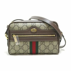 グッチ GGスプリーム ショルダーバッグ ブランドオフ GUCCI PVCコーティングキャンバス ショルダーバッグ GGスプリームキャンバス 中古 レ