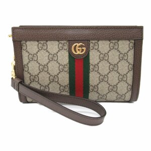 グッチ GGスプリーム クラッチバッグ ブランドオフ GUCCI キャンバス セカンドバッグ クラッチバッグ GGスプリームキャンバス 中古 レディ