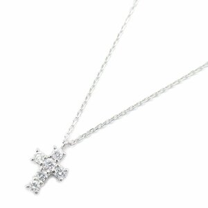  Vendome Aoyama diamond necklace brand off Vendome Aoyama Pt900 platinum necklace PT900/PT850 used lady's 