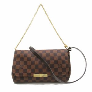 ルイ・ヴィトン フェイボリットMM ショルダーバッグ ブランドオフ LOUIS VUITTON ショルダーバッグ ダミエ 中古 レディース