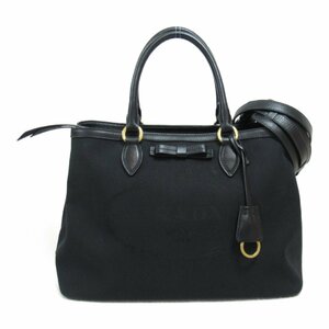 プラダ 2Wayトート トートバッグ ブランドオフ PRADA キャンバス トートバッグ キャンバス 中古 レディース