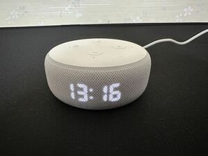 Amazon Echo Dot with clock Alexa LED時計付き 完売モデル