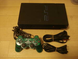 K★SONY PS2 本体 SCPH-30000 ブラック 付属品有 完動品 ★送料安！