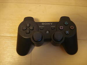 N*SONY PS3 original controller dual shock 3 black * postage 350 jpy 