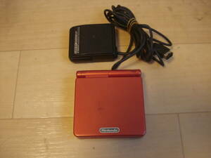 O* nintendo Game Boy Advance SP body North America version limitation color f Ray m red AC adaptor attaching work properly superior article * postage 215 jpy 