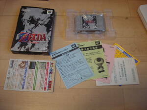 O* Nintendo 64 Zelda. легенда час. окарина руководство пользователя нет * стоимость доставки 350 иен 