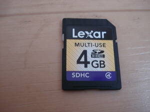 Z*Lexar SDHC card 4GB * postage 84 jpy 