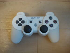 A*SONY PS3 original controller dual shock 3 white * postage 350 jpy 