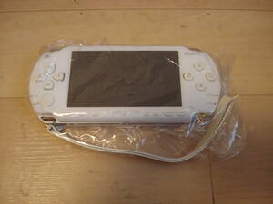  super-beauty goods!*SONY PSP-1000 body ceramic white work properly superior article * postage 215 jpy 