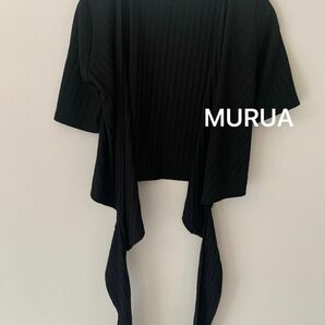 MURUA 2way リブカットソー デザイントップス