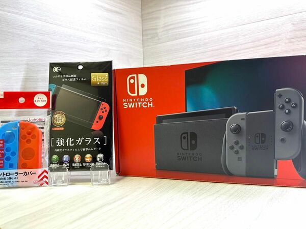 美品！豪華おまけ付き！液晶新型Nintendo Switch本体一式完品