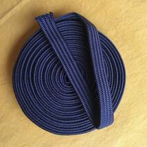 日本刀　刀装具　柄糸　絹　深青色　4メートル　　幅10㎜ 　未使用_画像4
