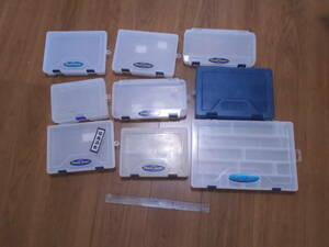  used ring Star Dream master lure case 9 piece set cheap 80 size shipping tackle box tool case case Chivas 