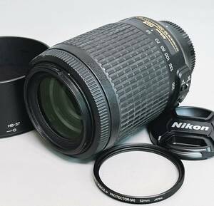 ⑨ニコン カメラレンズ フィルター レンズフード（DX AF-S NIKKOR 55-200mm 1:4-5.6G ED VR）