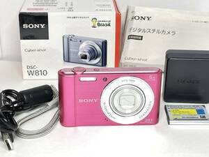 元箱付き 極上品 ソニー Cyber-shot DSC-W810 ピンク