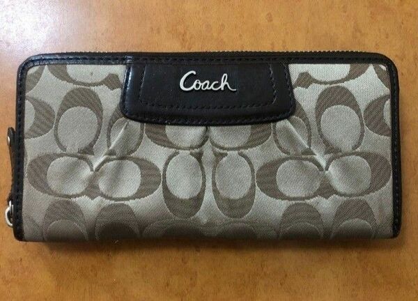 コーチ coach 長財布 シグネチャー ラウンドファスナー レディース