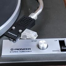 PIONEER パイオニア PL-155 レコードプレーヤー 製造番号 7777 ゾロ目 ターンテーブル オーディオ機器 ジャンク_画像4