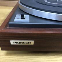 PIONEER パイオニア PL-155 レコードプレーヤー 製造番号 7777 ゾロ目 ターンテーブル オーディオ機器 ジャンク_画像5